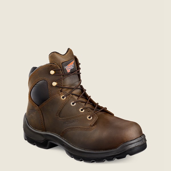 Botas de Seguridad Red Wing Hombre Marrom - Flexbond - 6-Inch Toe Metguard - 576-ITQUAN